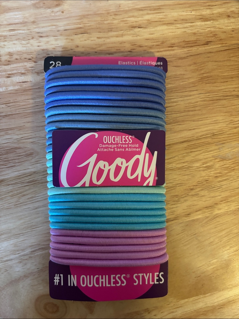 Goody Ouchless Elastic Hair Ties, Pastels